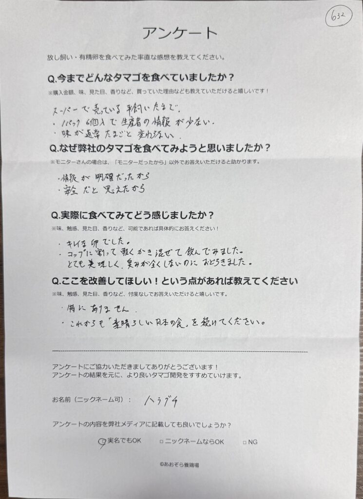 生で飲めるほどの美味しさ！臭みのなさに驚いた東京都・ハラグチ様の感想